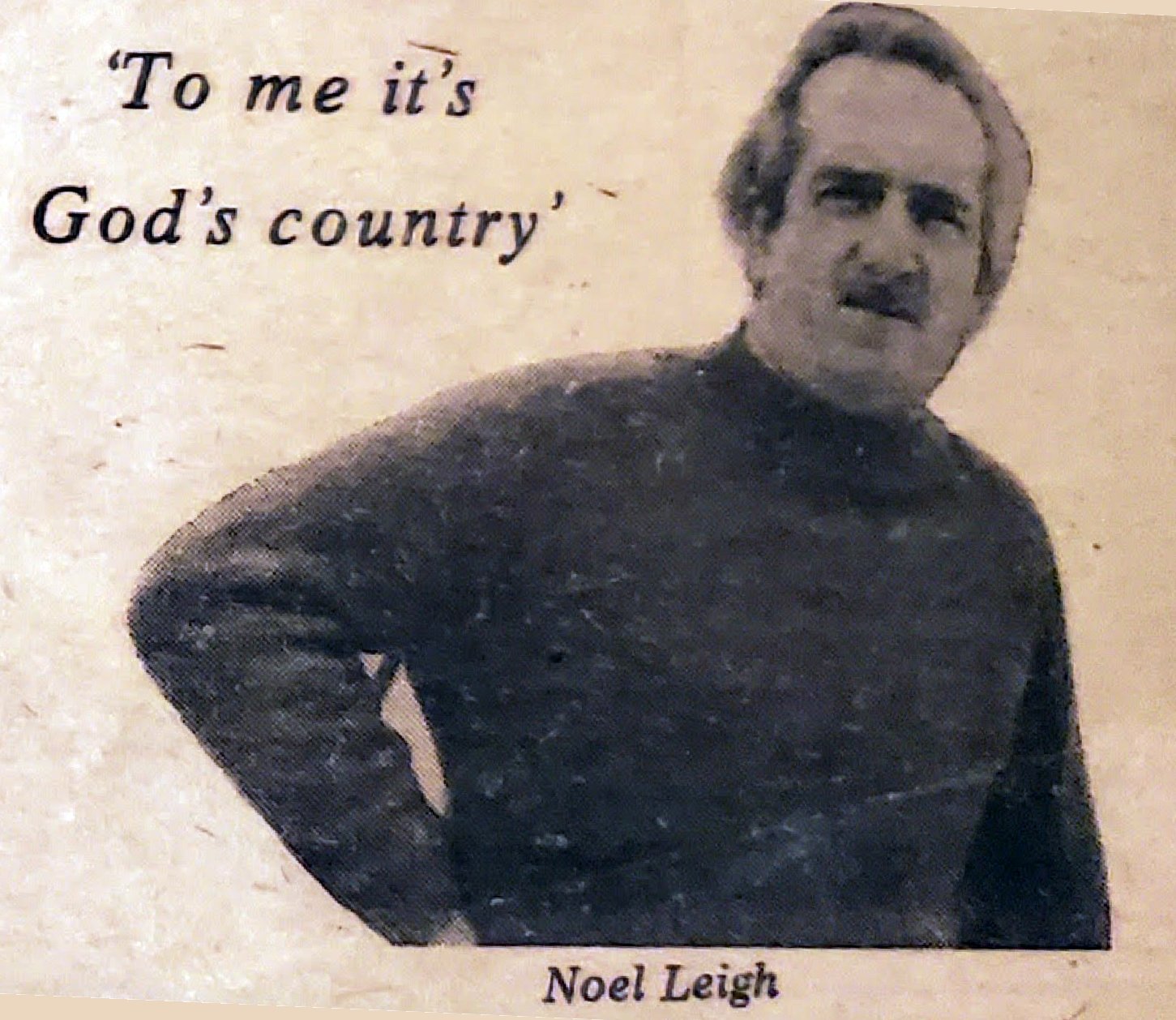 Noel Leigh From Irish Times 1979