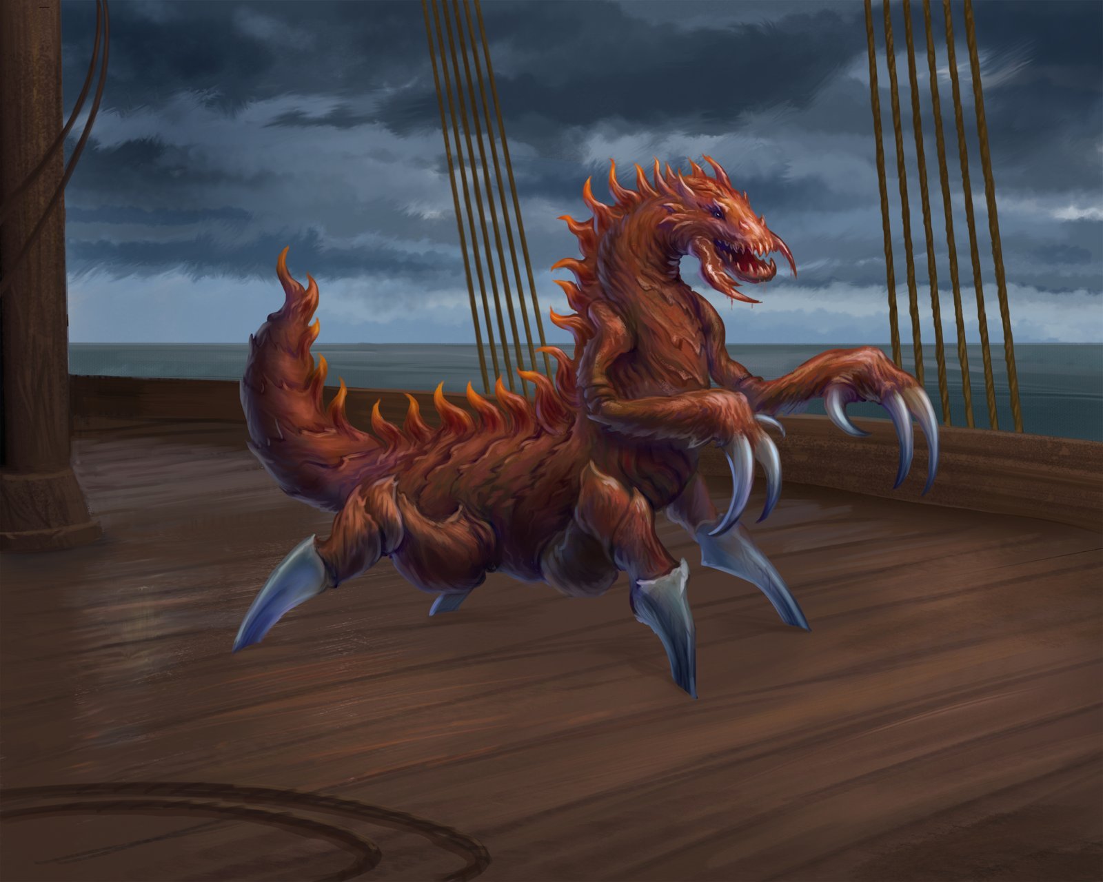 Scáth demon from the book Badass Patrick